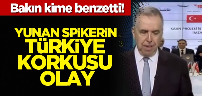 Bakın kime benzetti! Yunan spi̇keri̇n Türki̇ye korkusu olay