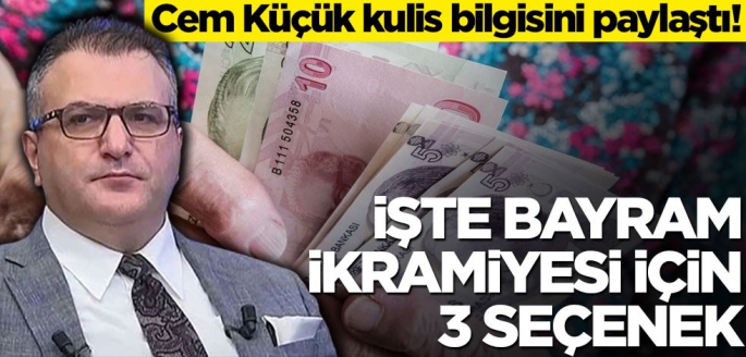 Cem Küçük kulis bilgisini paylaştı! İşte bayram ikramiyesi için 3 seçenek