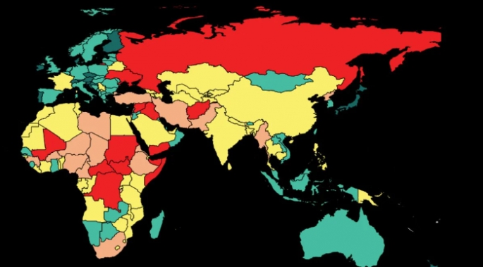 Dünyanın En Tehlikeli Ülkeleri Sıralandı