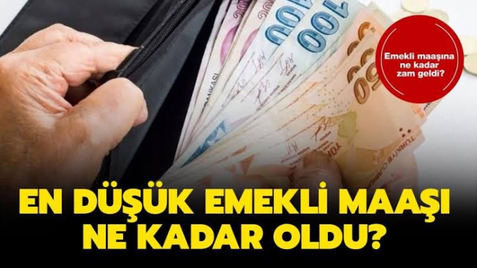 En düşük SGK-SSK'lı emekli maaşı 11.350 TL oluyor! Açıklama az önce yapıldı! 