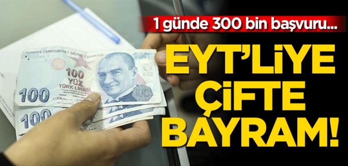 EYT'liye çifte bayram! 1 günde 300 bin başvuru