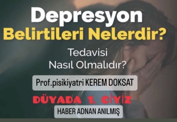 Depresyondaki hastalarda görülen davranışlar hakkında açıklamalarda bulunan Psikiyatrist Prof. Dr. M. Kerem Doksat, ağır hastaların hastaneye yatırılması gerektiğini belirtti.