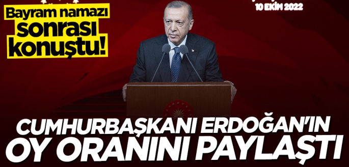 Mustafa Destici'den 14 Mayıs mesajı: Cumhurbaşkanı Erdoğan'ın oy oranını paylaştı