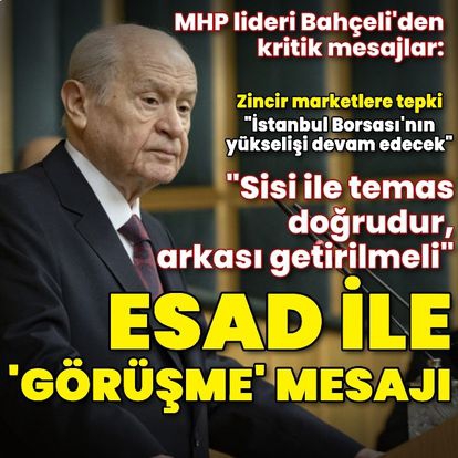 Sisi ve Esad mesajları