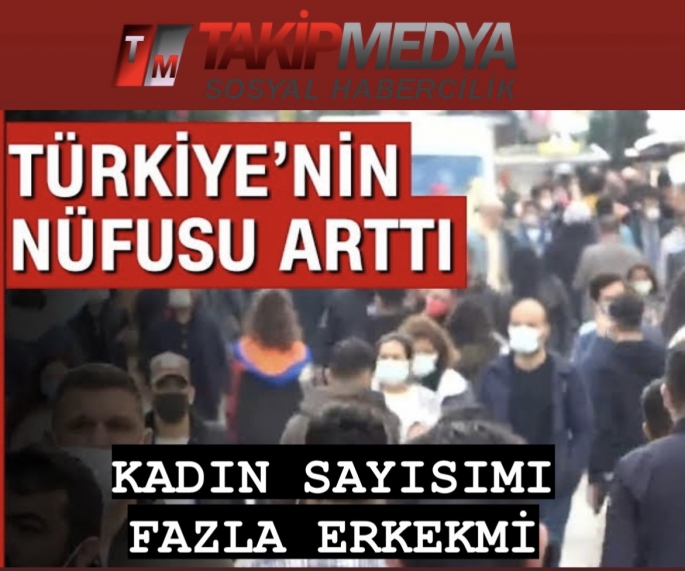 Türkiye nüfusunun yüzde 49,9'unu kadınlar oluşturuyor Türkiye İstatistik Kurumu, 