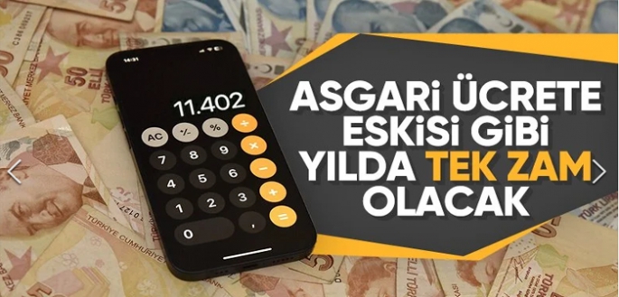 Yılda Tek Zam Olacak