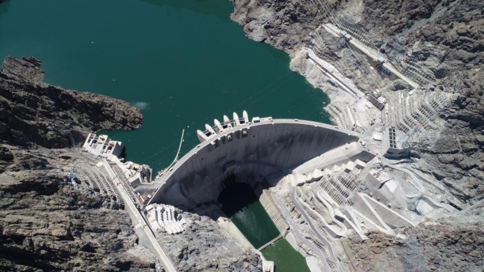 Yusufeli Barajı ve HES'te su yüksekliği 177 metreyi geçti - Son Dakika Haberleri